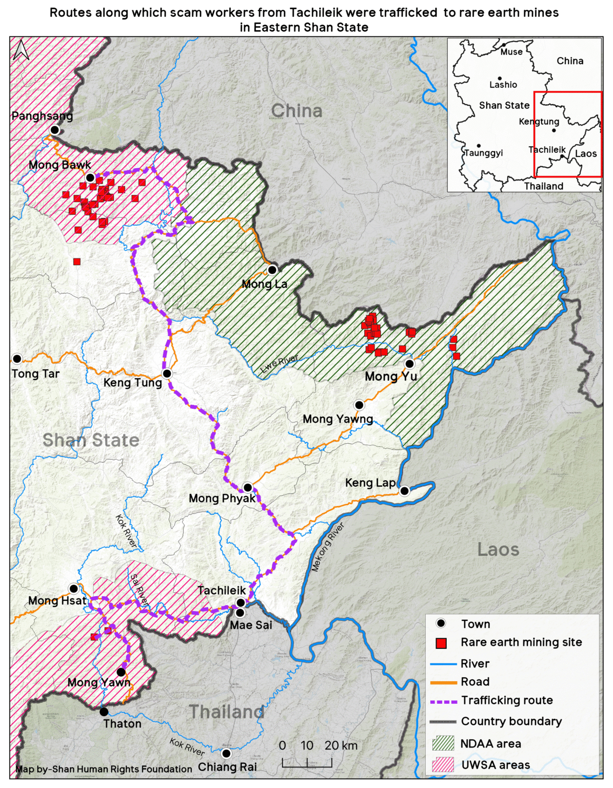 Shan Labour Chinese rare earth mines in eastern Shan State using trafficked Burmese ...